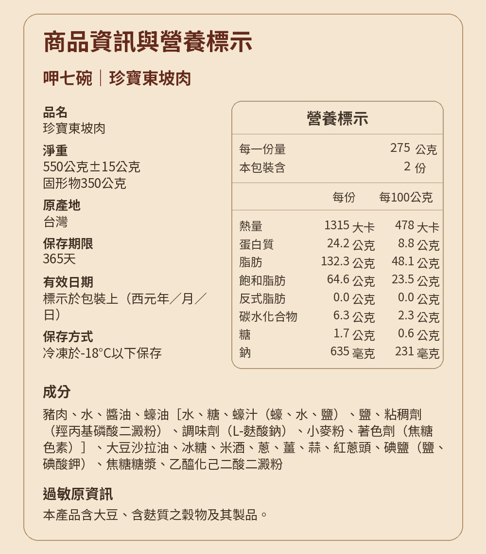 名店東坡肉紅燒肉任選 詳介05
