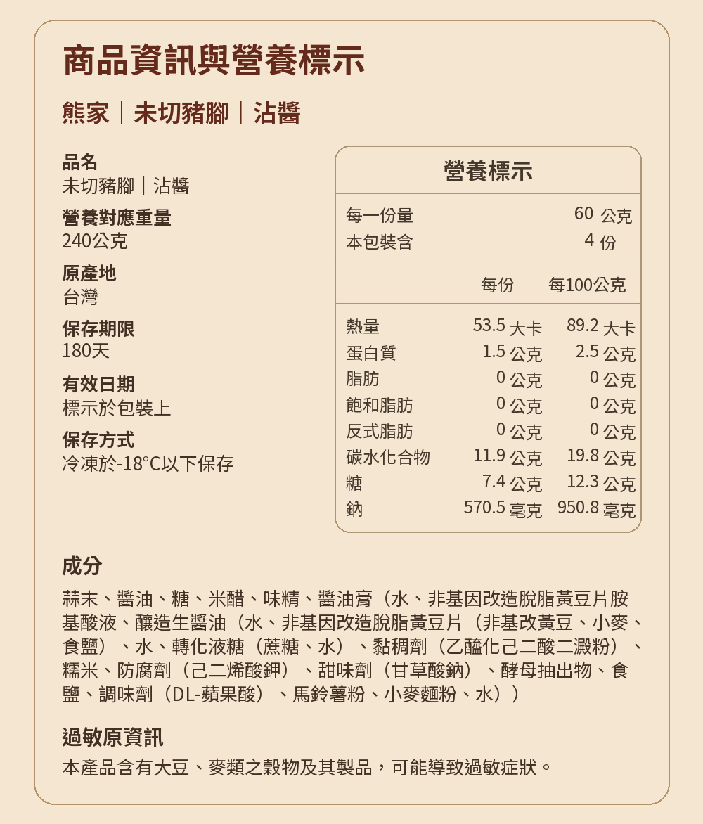 名店豬腳蹄膀任選 詳介07