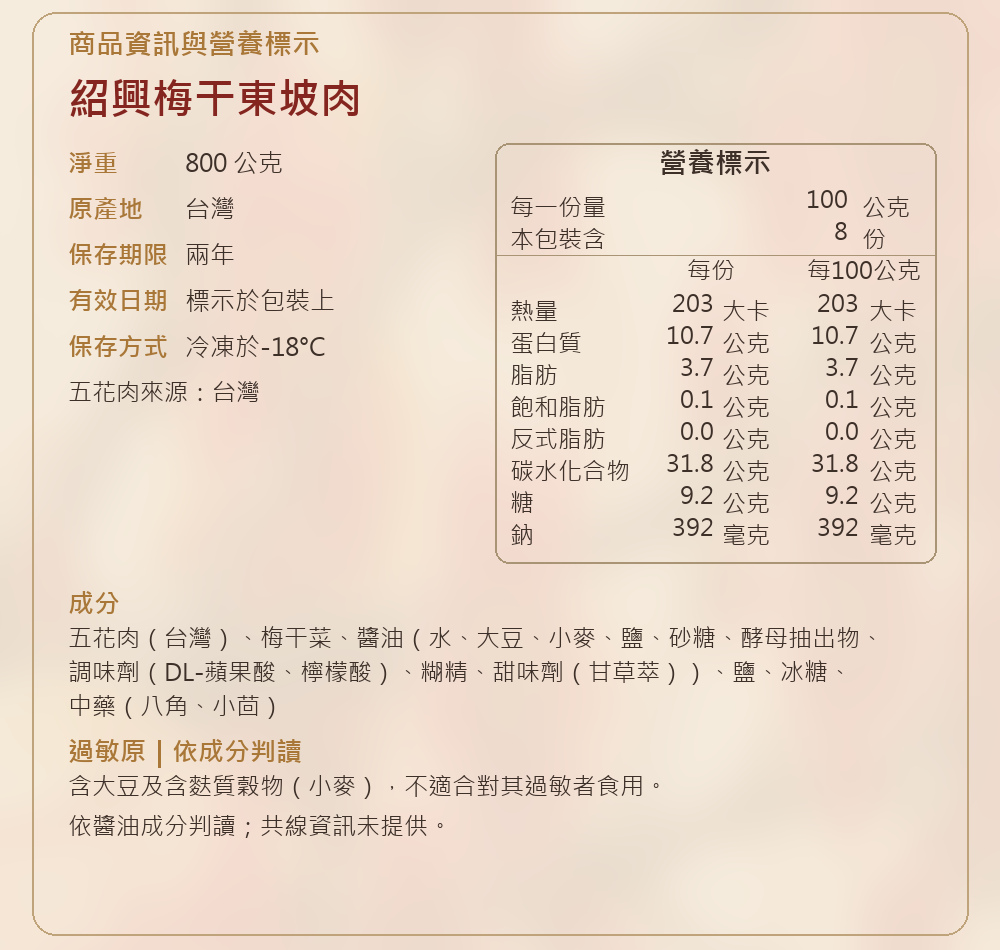 【良品開飯】祥羊曜日十二菜組 詳介11