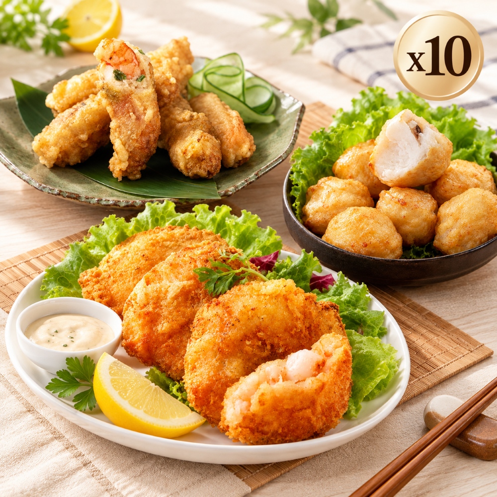 【興達港歐董】旗艦海鮮炸物任選x10(免運) 圖 1