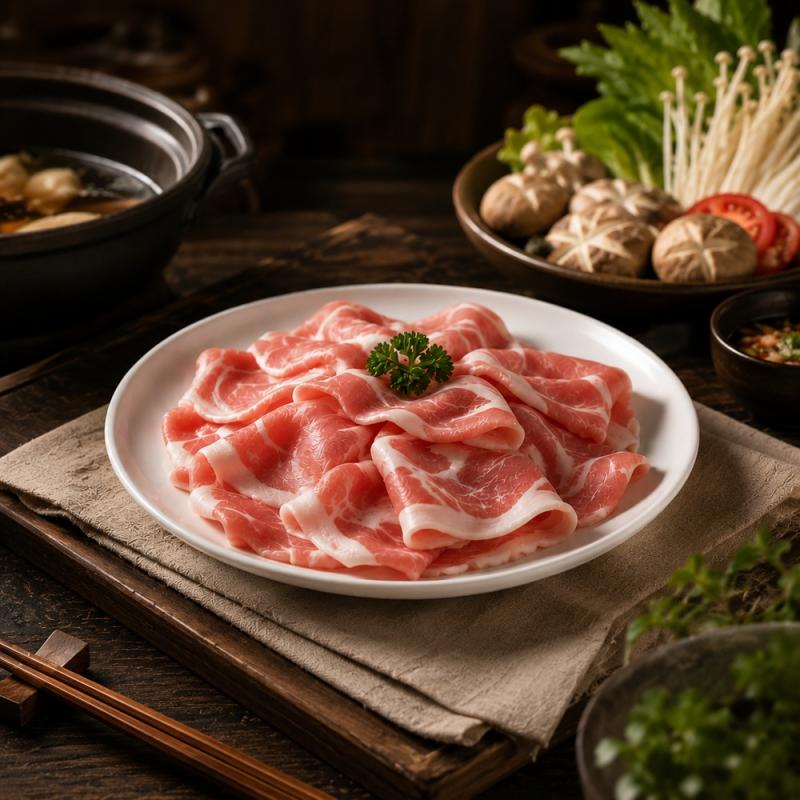 【農場晃晃】亞麻子豬肉片150g 圖 1