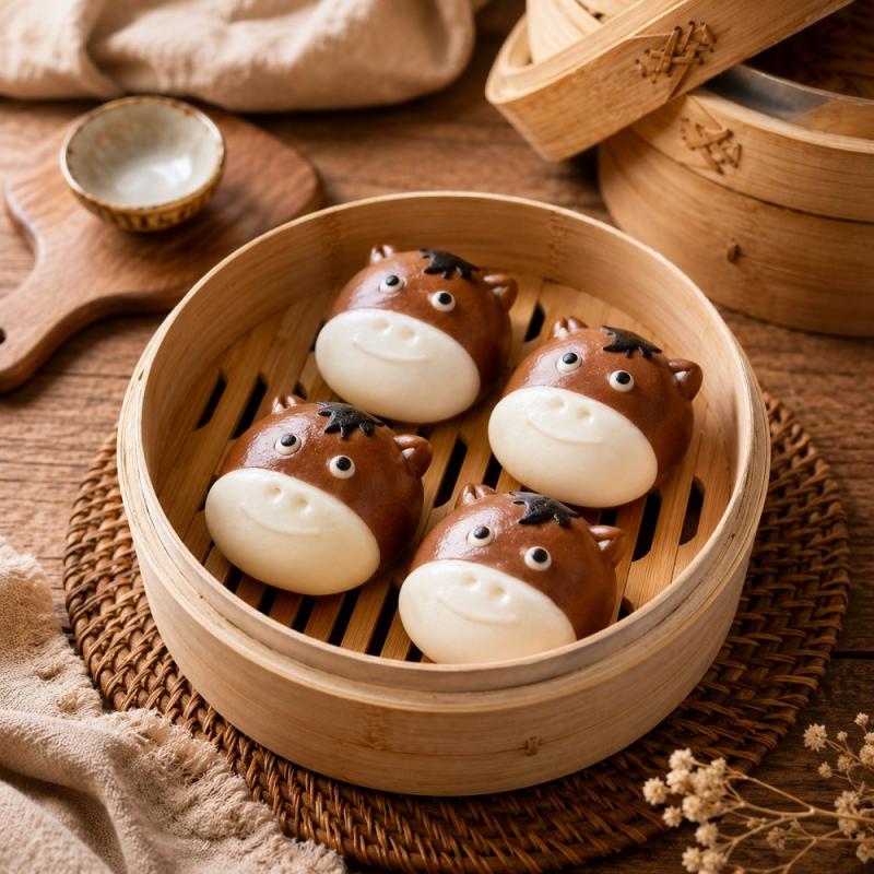 【良品開飯】可愛動物造型包子任選 圖 1