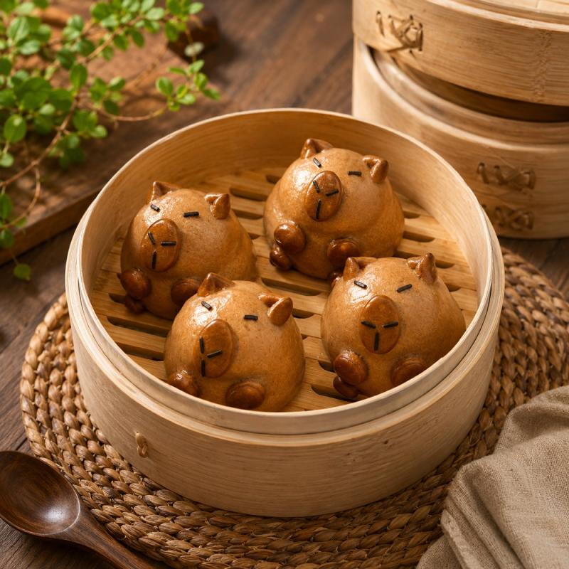 【良品開飯】可愛動物造型包子任選 圖 1