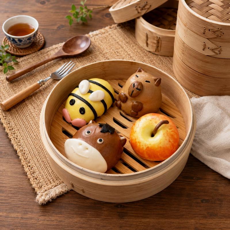 【良品開飯】可愛動物造型包子任選 圖 1