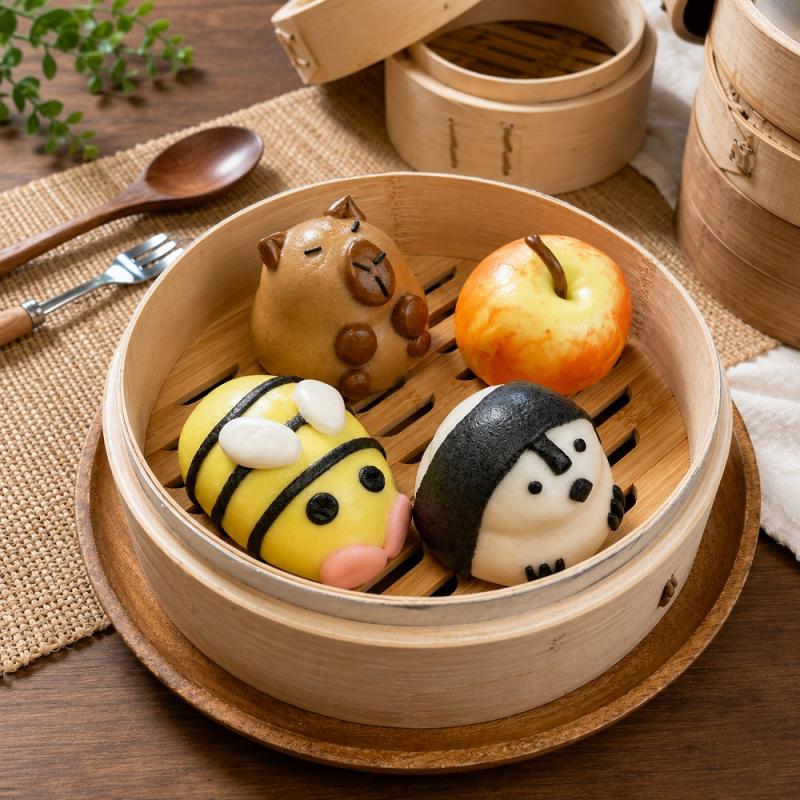 【良品開飯】可愛動物造型包子任選 圖 1