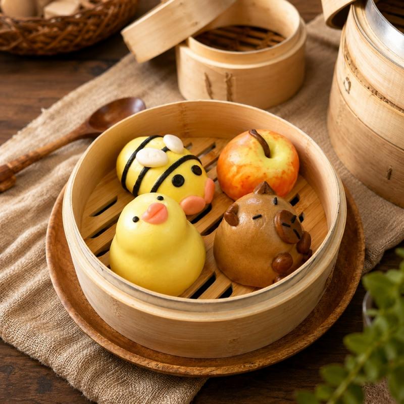 【良品開飯】可愛動物造型包子任選 圖 1