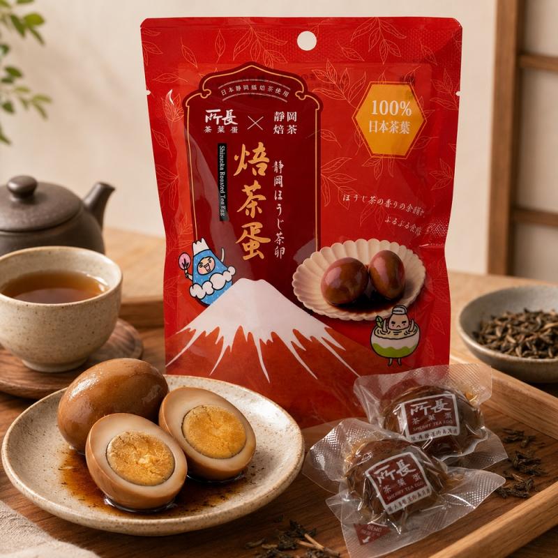 【所長茶葉蛋】靜岡焙茶蛋2入裝 圖 1