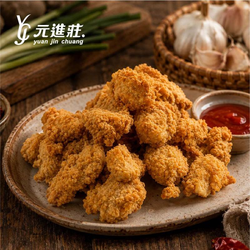 【元進莊】酥炸脆皮雞胸丁500gx10(免運) 圖 1