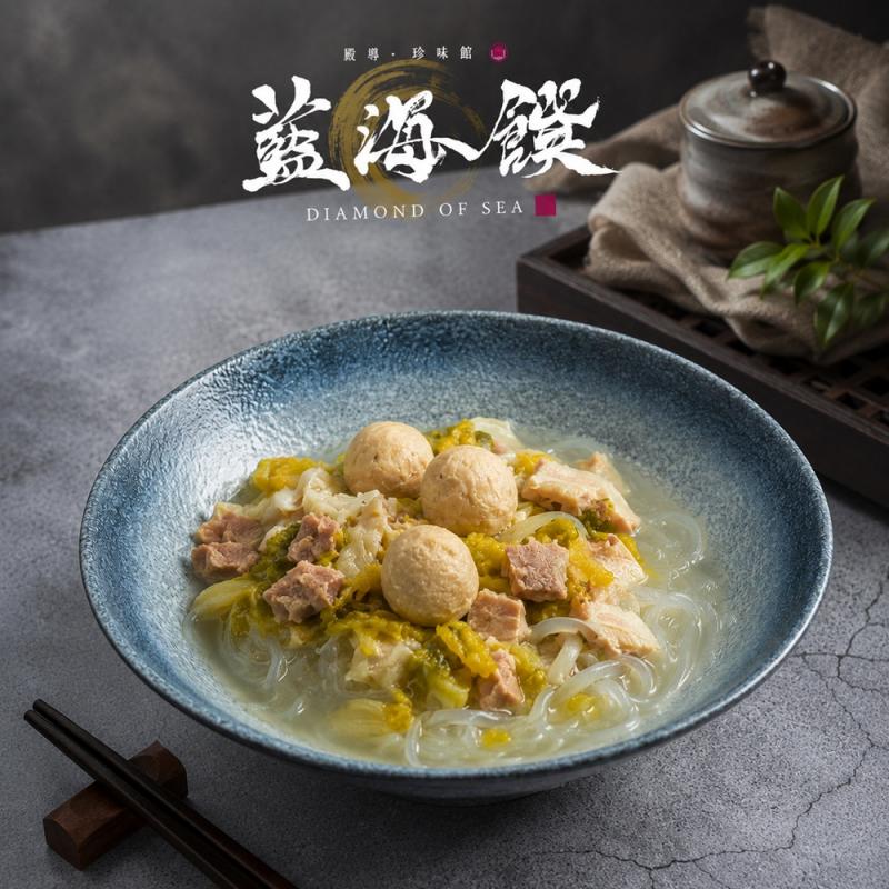 【藍海饌】酸白菜豬肉寬粉 2入/盒 圖 1