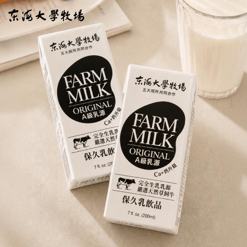 【東海大學牧場】常溫保久乳6入/24入(200ml) 圖 1