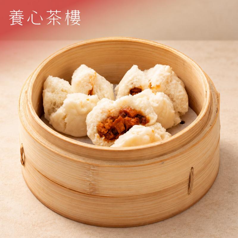 【養心茶樓】蔬食港點 蜜汁叉燒包6入(全素) 圖 1