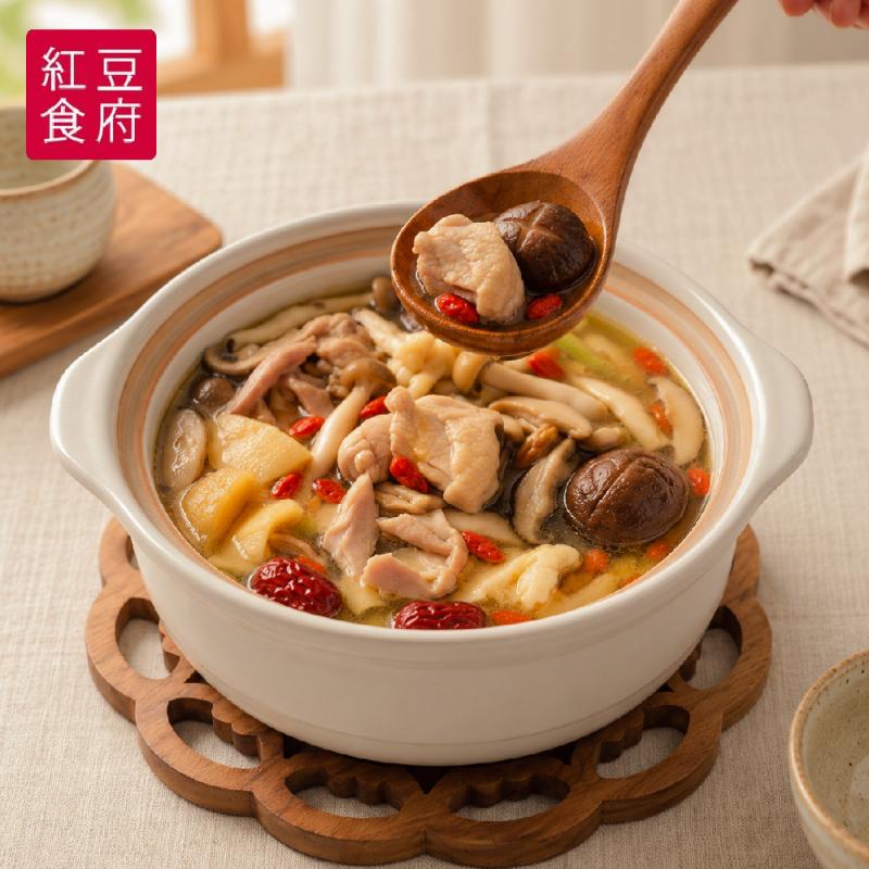 【紅豆食府】菇菇雞湯400g 圖 1