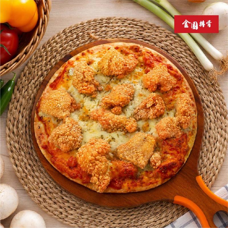 【金園排骨】鹹酥雞8吋起司Pizza  560g 圖 1
