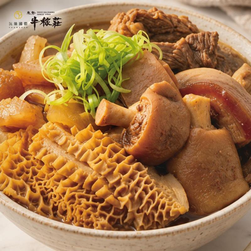 【牛稼莊】紅燒牛四寶350g 圖 1